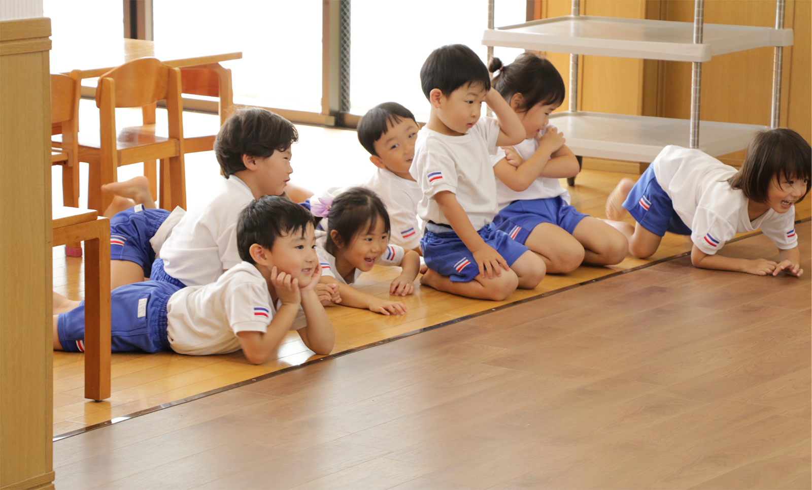 園で過ごす子どもたち